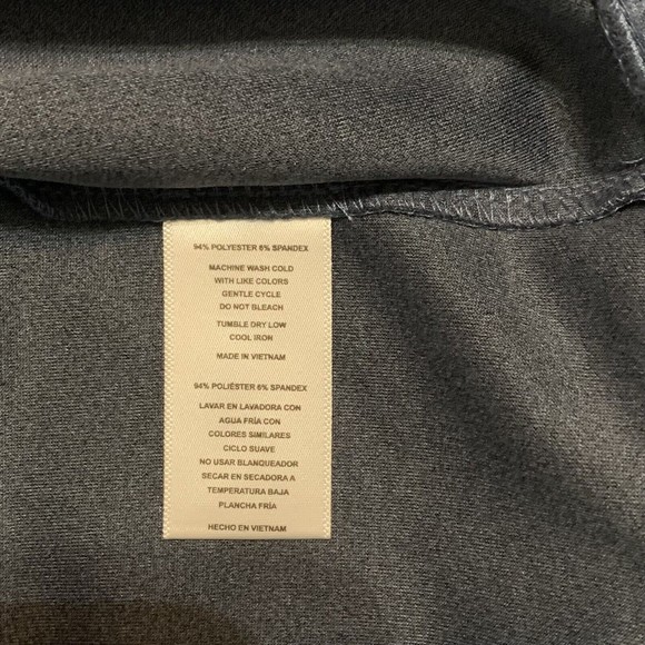 Hickey Freeman Comfort Stretch Quarter Zip Pullover, Navy Men’s Size Medium - Picture 8 of 9